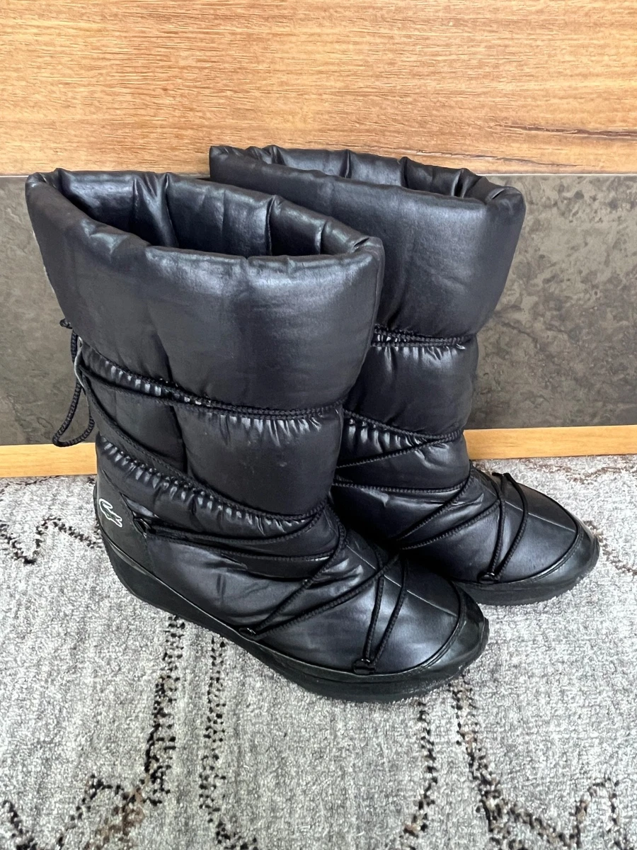 Lacoste Black Boots for Women for sale | eBay