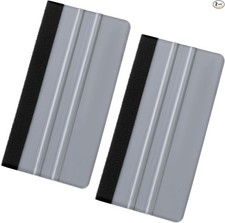 2 Pack Squeegee for Vinyl, Felt Squeegee Tool Kit for Car Window Tint Plastic Sc