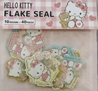 Sanrio Characters Hello Kitty Little Twin Stars Kuromi Stickers Card Zip Bag New