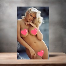 Anna Nicole Smith Nude Mature poster on aluminum print, size options 