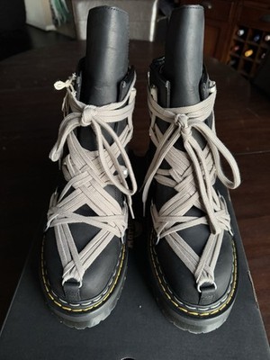 Rick Owens x Dr. Martens DRKSHDW 1460 Quad Sole Megalace Boot