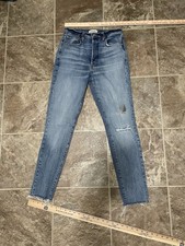 Free People We The Free Skinny Fit Medium Wash Jeans Size 28x29 Classic City