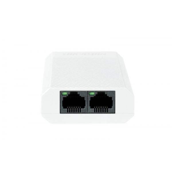 ADATTATORE PoE Repeater, 1 × Gigabit PoE IN port and 2 × Gigabit PoE OUT port, P