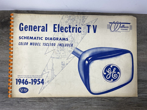 Wallaces Telaides 1946-1954 GE Television Schematic Diagram TV Repair Book