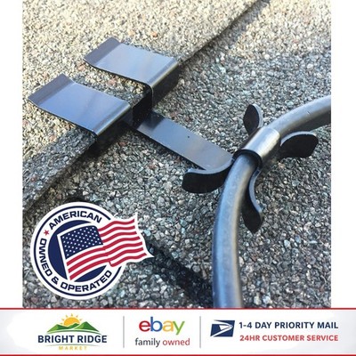 Weather Resistant Roof Clips for Heat Tape, 25 Pack for Secure Cable Management