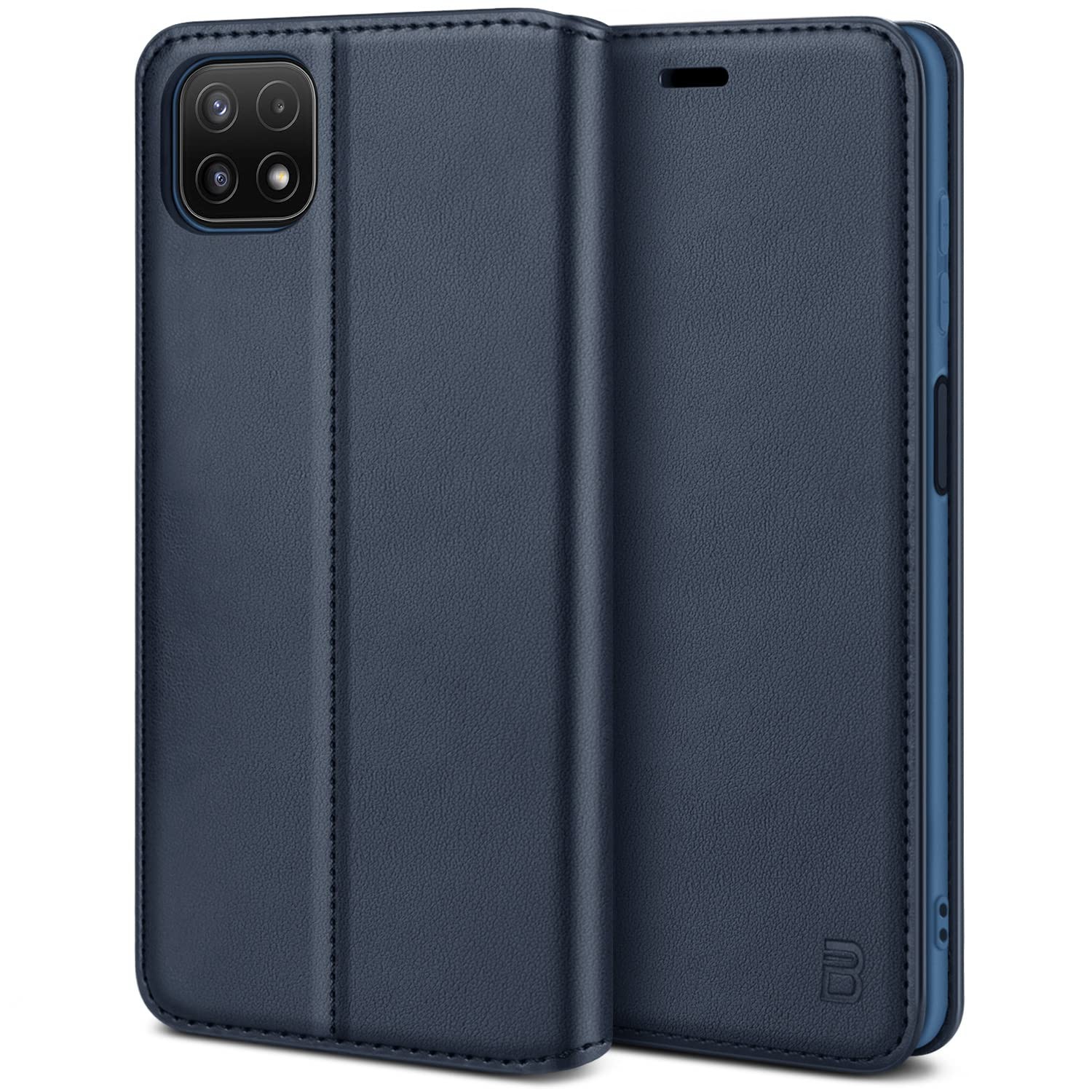 Housse en cuir Samsung Galaxy A22 5G étui idéal pour les trajets en transport