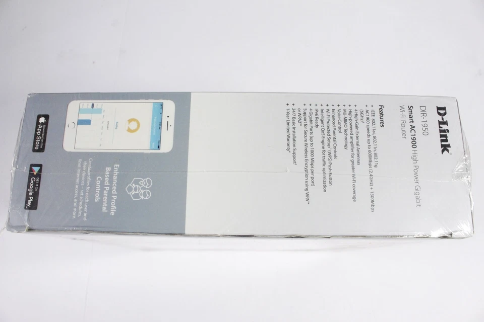 D-Link WiFi Router AC1900 Dual Band Smart Mesh  (DIR-1950) Smart Home - Image 4 of 4