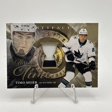 2025-26 UD Artifacts Threads of Time Patch Timo Meier /25 #TT-TM Sharks 