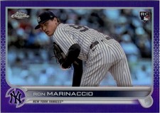 2022 Topps Chrome Update Purple Refractors #USC164 Ron Marinaccio - BB