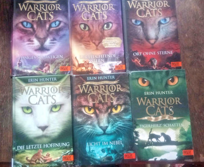 Erin Hunter Warrior Cats Sammlung, 6 Bände,