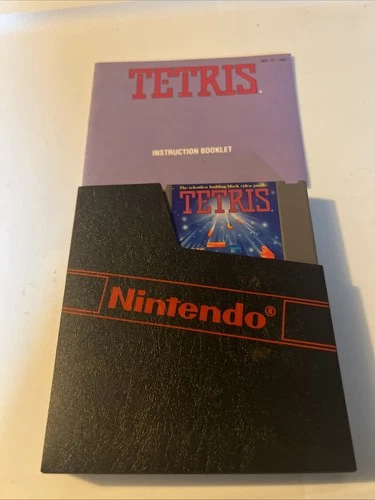 Tetris NES 1989) With Original Dust, Cover And Manual ￼