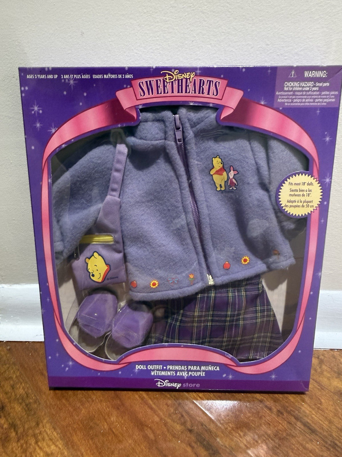 Disney Sweethearts Vintage 18” Doll Outfit Winnie The Pooh & Piglet NIB