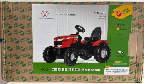 π Rolly Toys Massey Ferguson 7726 Kindertraktor Rutschfahrzeug Neu Ovp-image