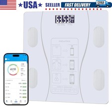 26 inches Smart Digital Bathroom Scale for BMI Highly Accurate Body Fat Scale US