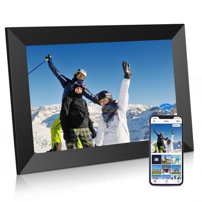 Uhale Digital Picture Frame WiFi 10.1 inch HD IPS Touch Screen Electronic black