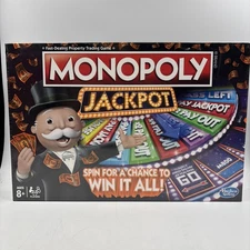 Monopoly Jackpot Board Game New & Sealed Hasbro 2-4 Players Ages 8+ Family Game