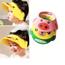 PORTABLE SHOWER CAP BABY WATERPROOF ADJUSTABLE BATHROOM ESSENTIAL HAIR WASHING