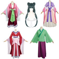 Mao Mao Cosplay Hanfu Dress Kimono The Apothecary Diaries Costume Wig Hair set
