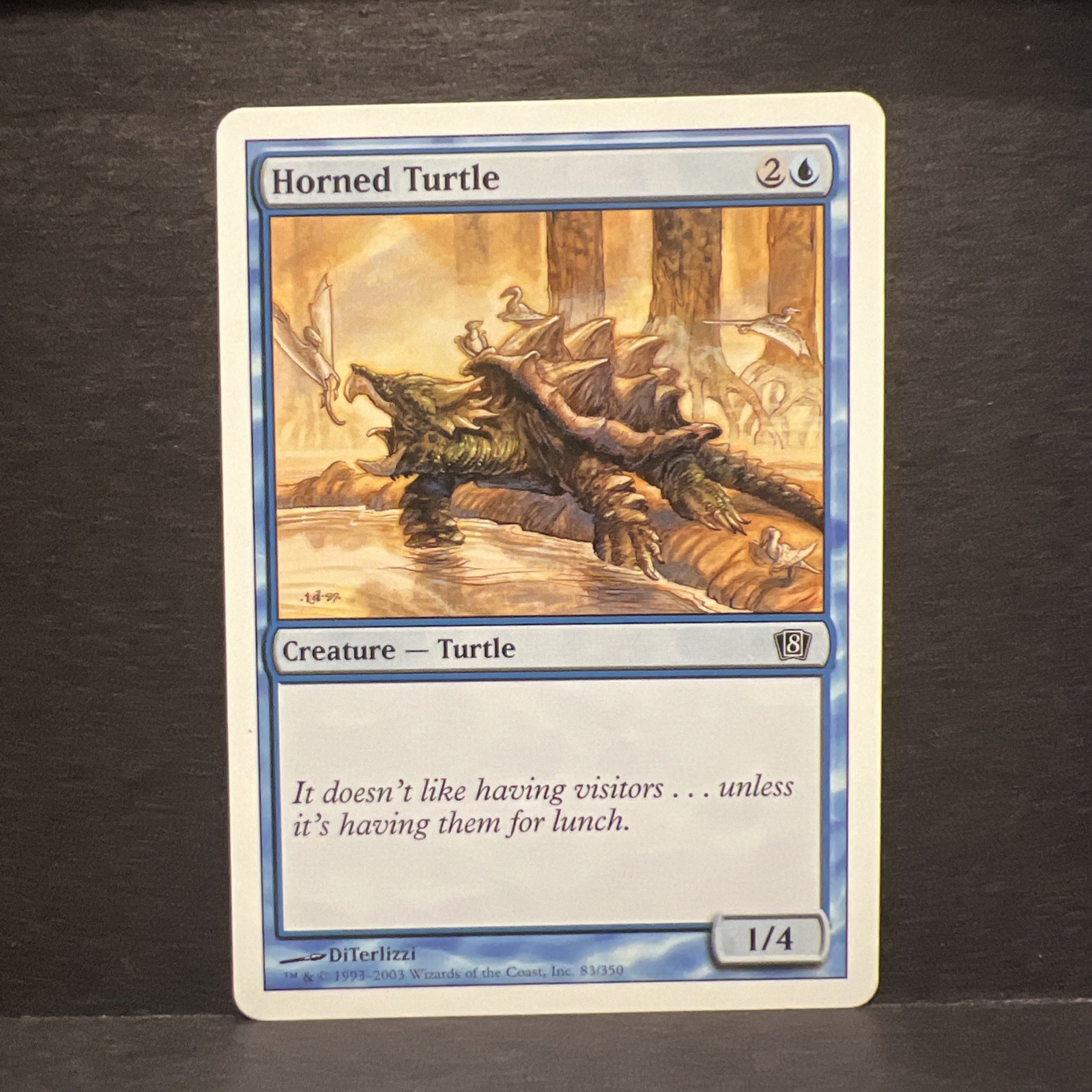 Horned Turtle 83 Common 8th Edition Magic: The Gathering Near Mint