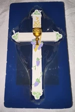 Vintage New Children’s White Cross W/ Bread/Chalice First Communion Fruit