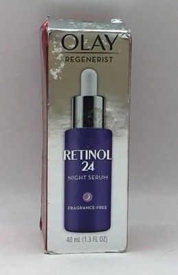 Olay Regenerist Retinol 24 Night Facial Serum 1.3oz 40ml Fragrance Free