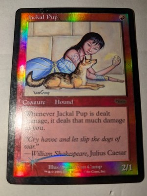 Foil Jackal Pup - Friday Night Magic - FNM - DCI - 2001-08 - Magic - MTG