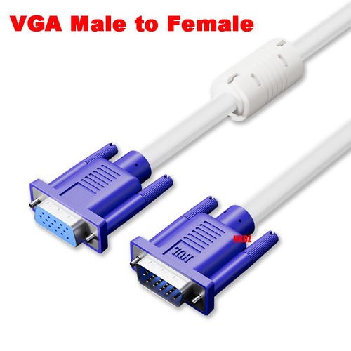 VGA Extension Cable Male To Male/Female 1.5m~30m PC Monitor TV LCD HD SVGA Lead - Picture 6 of 16
