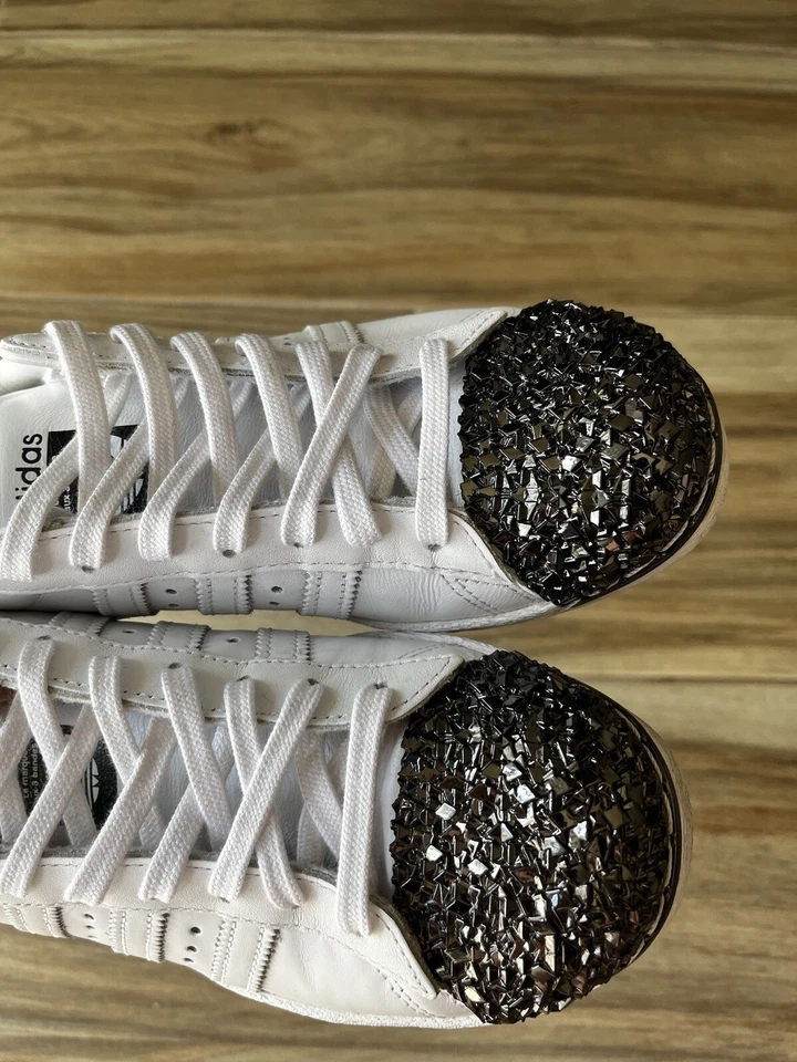 ADIDAS Superstar 80s Original white with Metal Toe Size 6.5 - Image 2 of 4