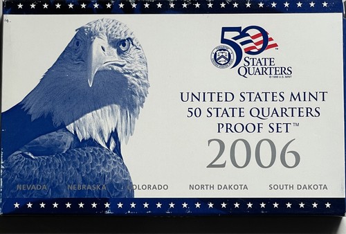 2006 S United States Mint 50 State Quarters Proof Set w/COA and Box - Picture 4 of 5