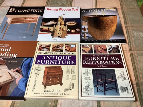6 Books On Woodworking and Furniture Restoration Wood Bending Antiques - Picture 3 of 4