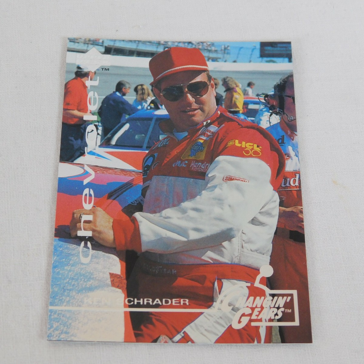 1996 Upper Deck Changin' Gears Card Ken Scrader RC100 VTG Hologram