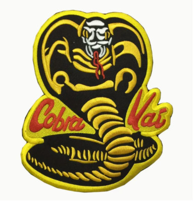Karate Kid Cobra Kai Snake Logo Symbol - 4'' Embroidered Iron On Patch