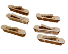 6-Pack Ashland 74025393 Brown Sash Vent Stop Flex-Fit