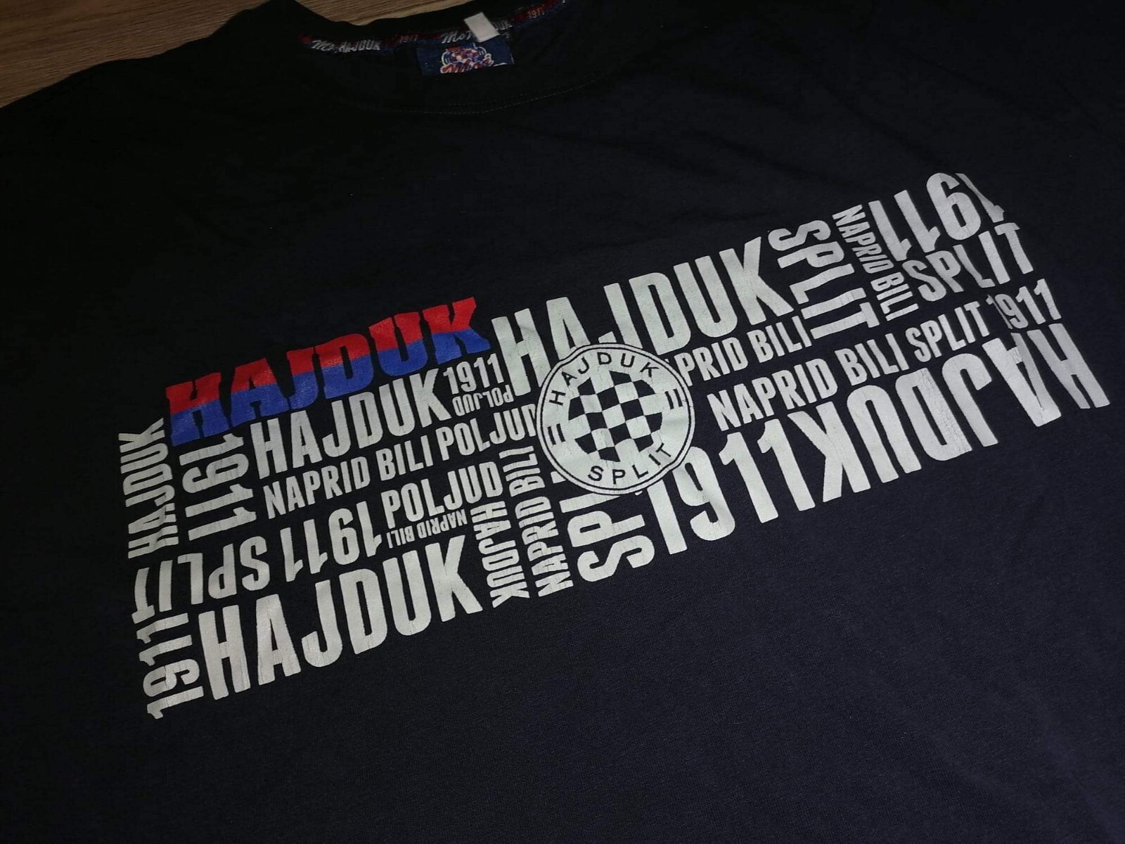 Camisa retrô Hadjuk split listrada ML - CRO