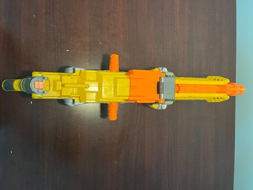 Nerf Vulcan EBF25 Dart Blaster Machine Gun Toy Gun Automatic Yellow Orange Toy - Picture 6 of 7