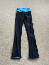 Chloe Noel Crystal Spiral Figure Skating Pants, Child Size CS. Pre-worn