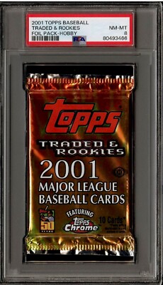 2001 Topps Traded Rookies Chrome Hobby Foil Pack Ichiro Pujols
