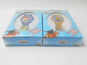 Banpresto Digimon Adventure Watch or Handkerchief Agumon Set Digivice GameWatch