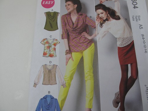 Mccalls Craft patterns vintage M6604 tops Size 6-8-10-12-14 (C) - Picture 2 of 7