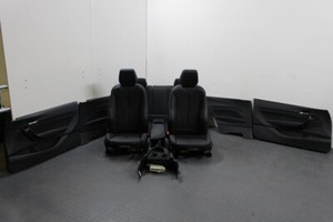 BMW M2 F87 Innenausstattung Leder Alcantara Sitze Sportsitze SHZ Ziernaht blau