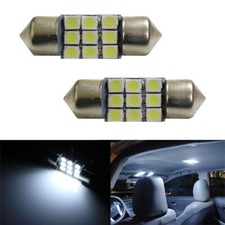 Xenon White 9-smd 1.25 31mm De3175 De3022 Led Bulbs For Interior Map Dome Light
