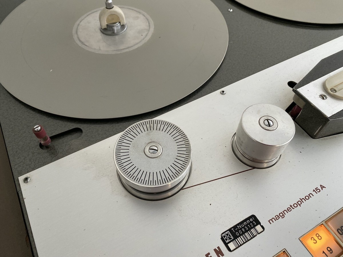 RARE TELEFUNKEN M 15 A INTERNATIONAL TAPE PATH RESTORED
