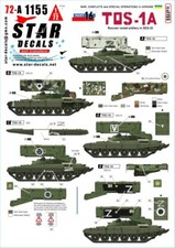 STAR DECALS 72-A1155, War in Ukraine # 16. Russian TOS-1A rocket artillery, 1/72