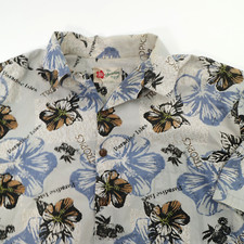 Vintage Hilo Hattie The Hawaiian Original Shirt Size L USA Made Floral Paradise