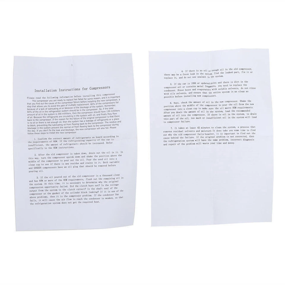 A/C Compressor Fit For 2007 2008 2009 2010 2011 2012 Nissan Sentra 2.5L - Image 2 of 4