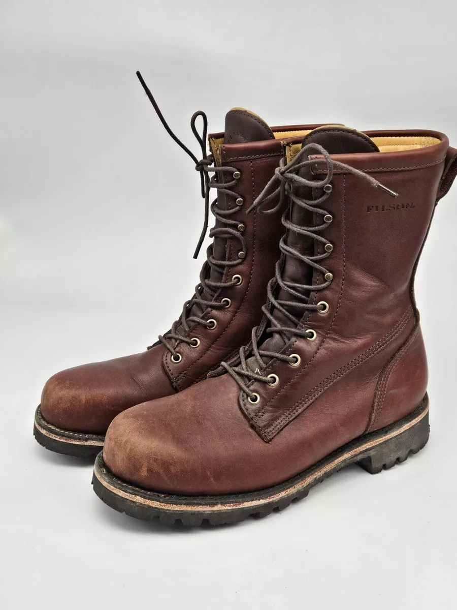 C.C. Filson Highlander Hunting Boots Brown Leather 50102 Mens 10.5