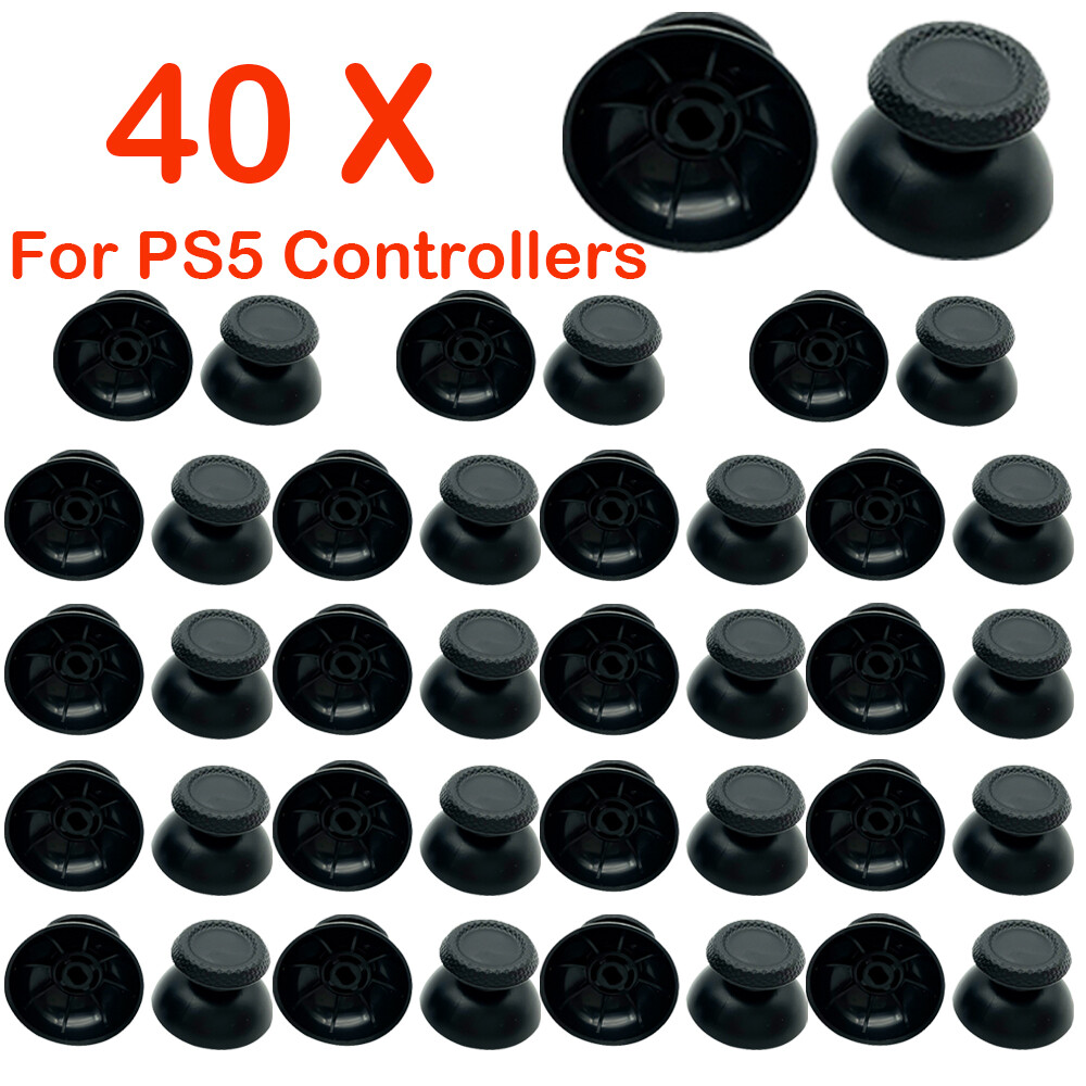 40PC Analog Joystick Thumb Stick Grip Cap Replacement For Sony PS5 Controller