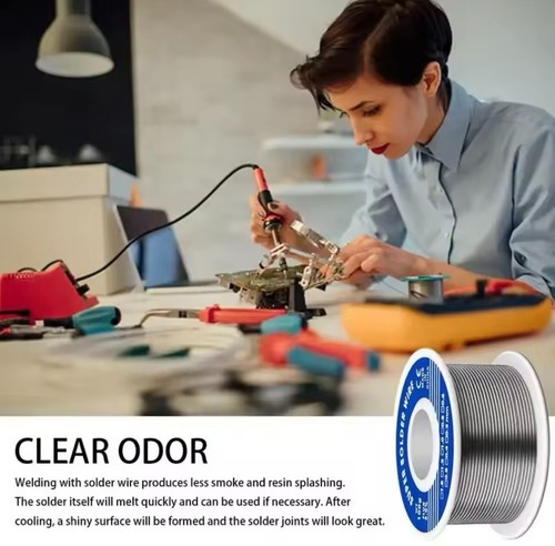 Filo di stagno per saldatura 1.0 mm elettronica per uso professionale domestico - Foto 5 di 9