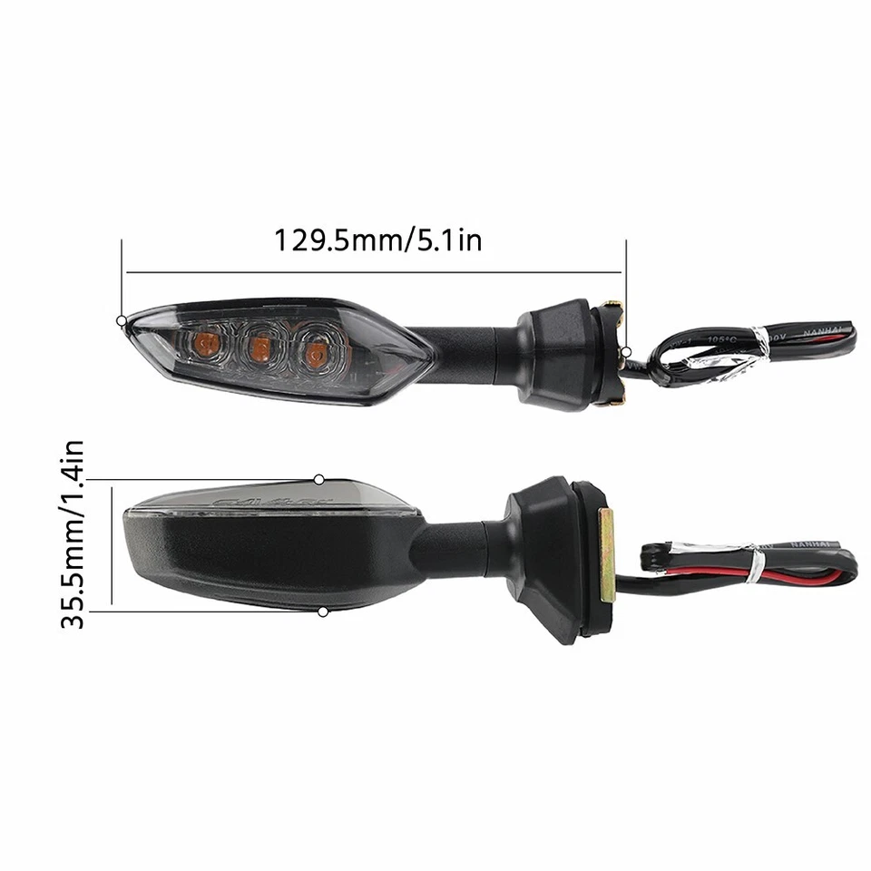 Indicador de luz de señal de giro LED delantero trasero para KAWASAKI KLR650 VERSYS650/1000 Z Foto 4 de 4