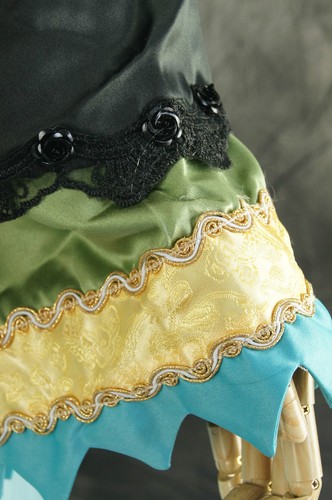 a-271 VOCALOID Miku Japón Kimono Cosplay Disfraz Turquesa Geisha Lazo Carnaval - Imagen 5 de 8